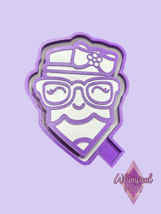 Pencil with glasses Mold