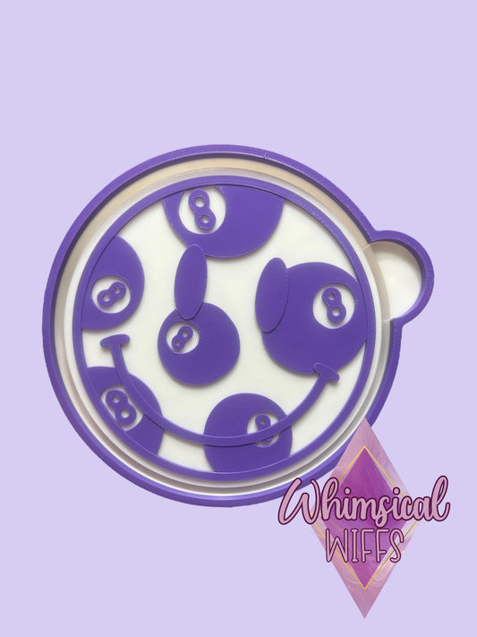8 ball Smiley Mold