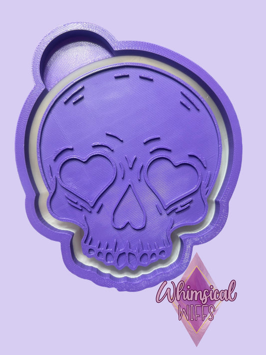 Heart eyes skull Mold