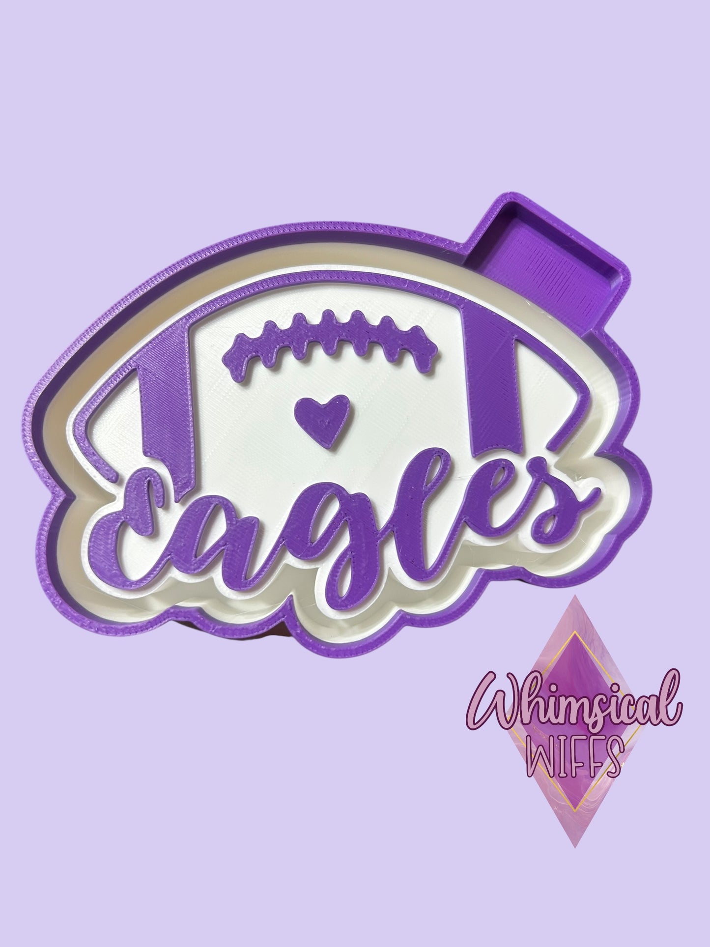 Football Heart Eagles Mold