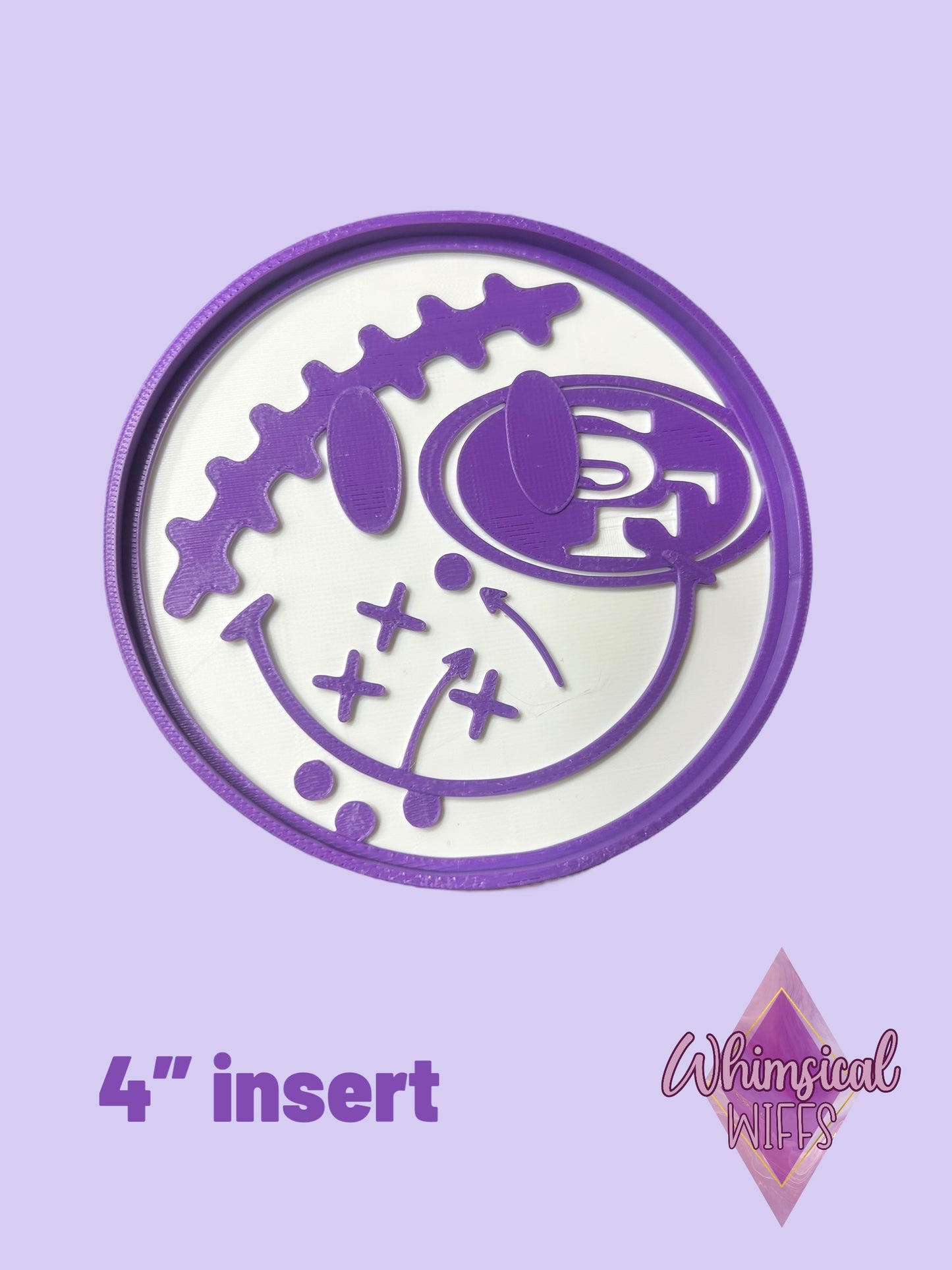 4” Football Team Inserts