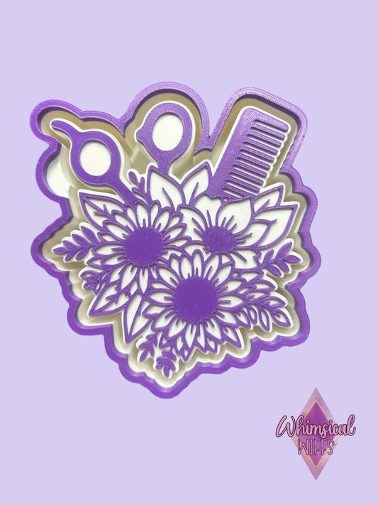 Floral hair stylist Mold