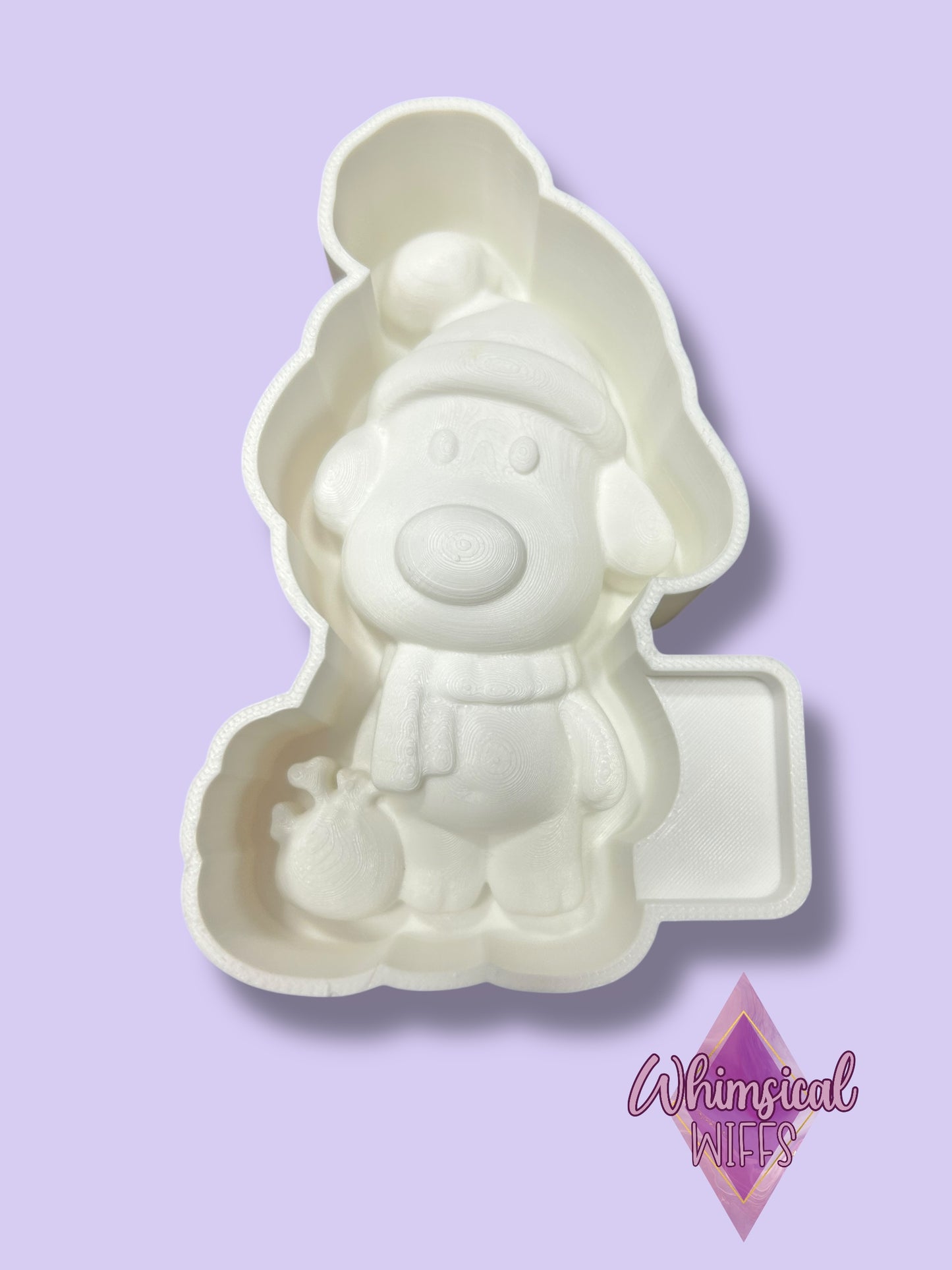 Christmas Dog 3D Silicone Mold