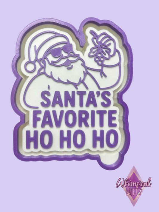 Santas favorite ho ho ho Mold