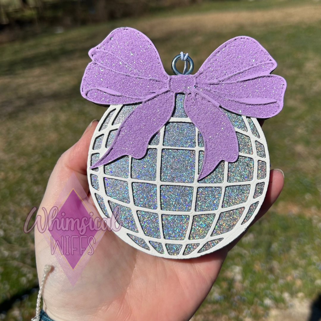 Disco with coquette bow