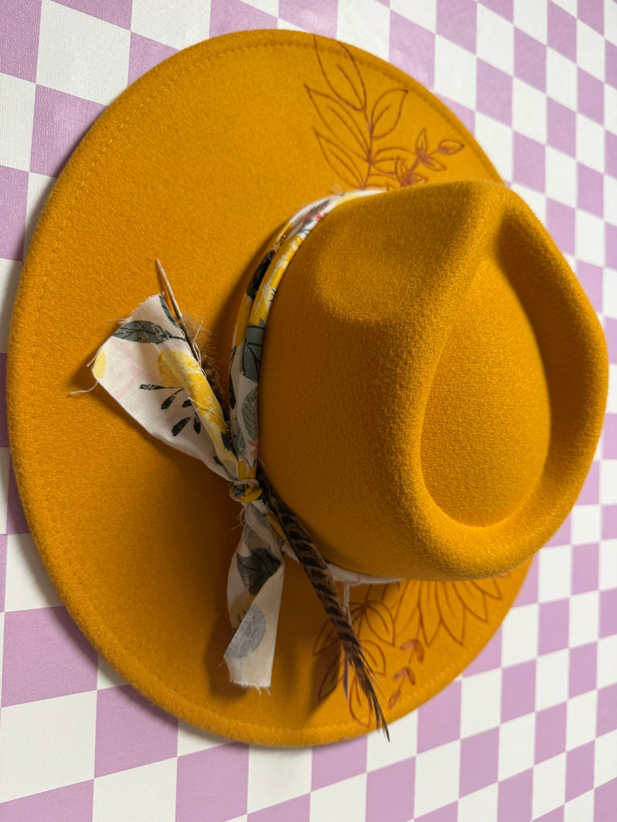 Hand-Engraved Hat #9