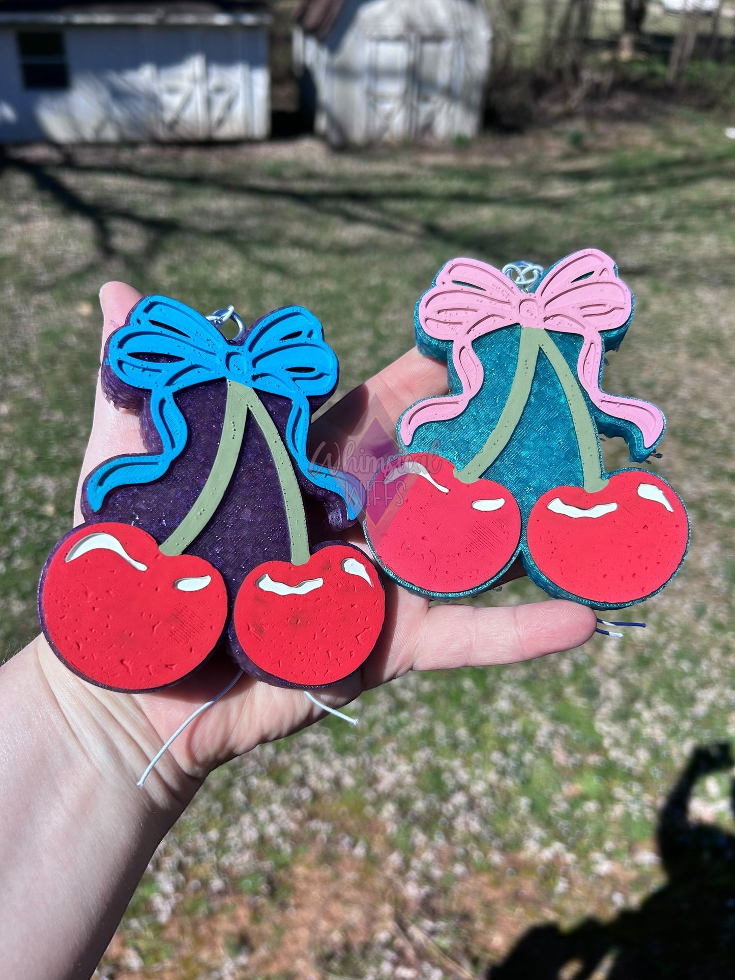 Cherries with bow
