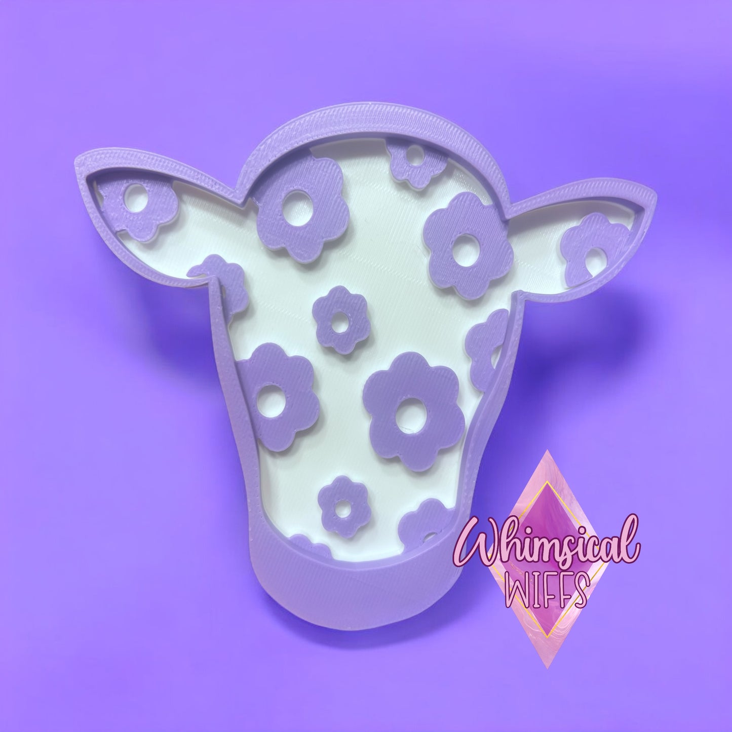 Cow head for inserts/cardstock