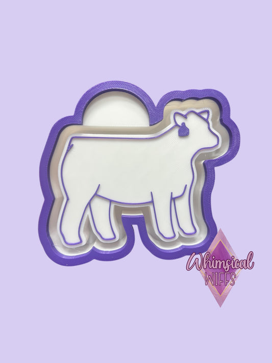 Show Heifer with Tag Mold