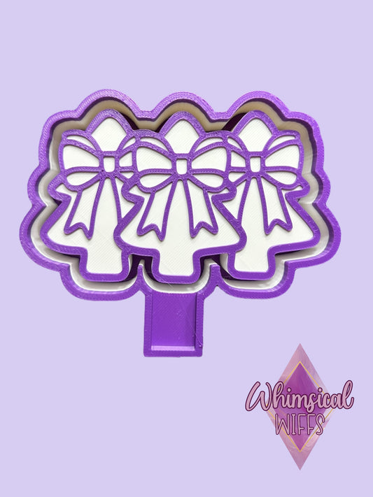3 trees with Bows Mold