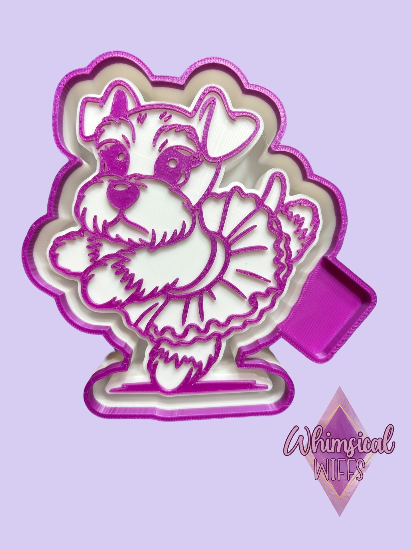 Schnauzer in a tutu Mold