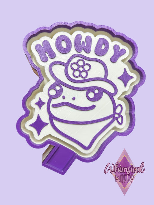 Howdy Frog Mold