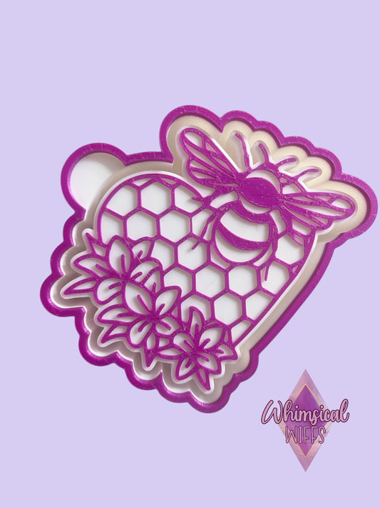 Floral Honey Bee Mold