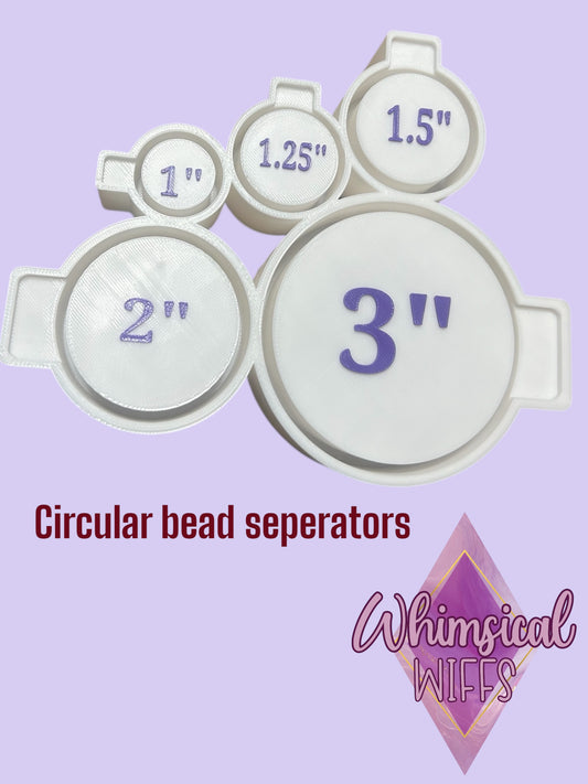 Circle bead seperators