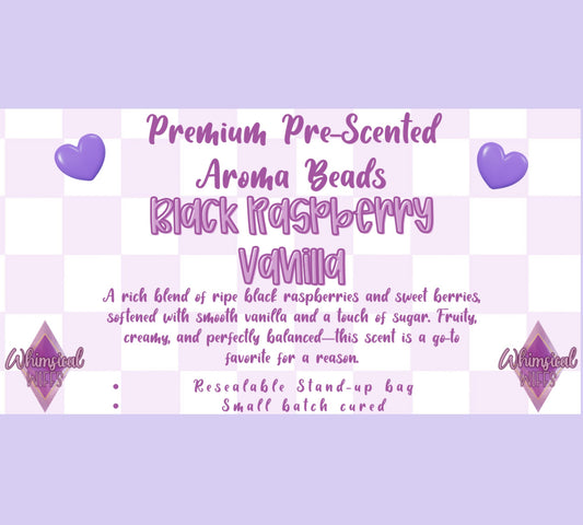 Black Raspberry Vanilla Prescented Aroma Beads