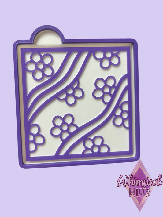 Groovy Retro Square Mold