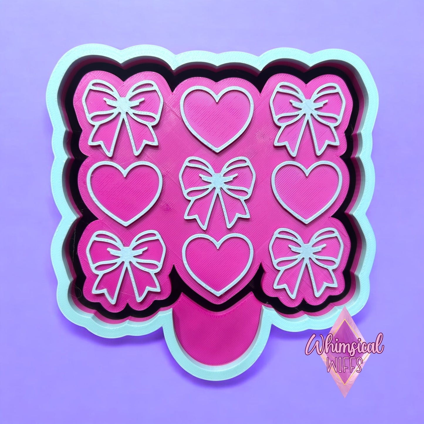 Bow & Hearts stacked