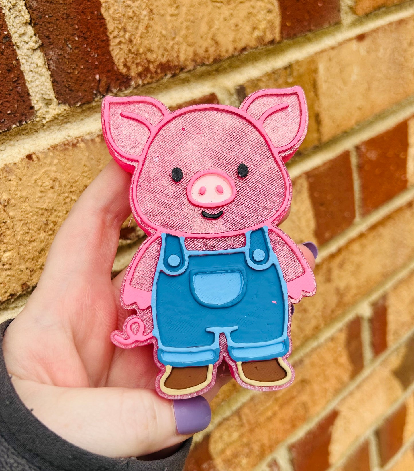 Pig in Overalls Freshie
