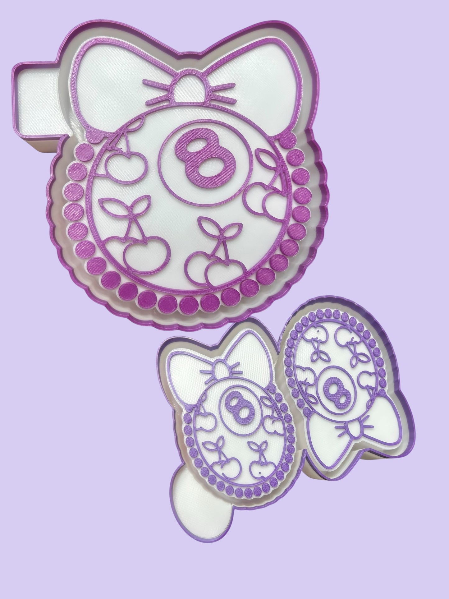 Turquoise 8 ball with cherries full size/Vent combo