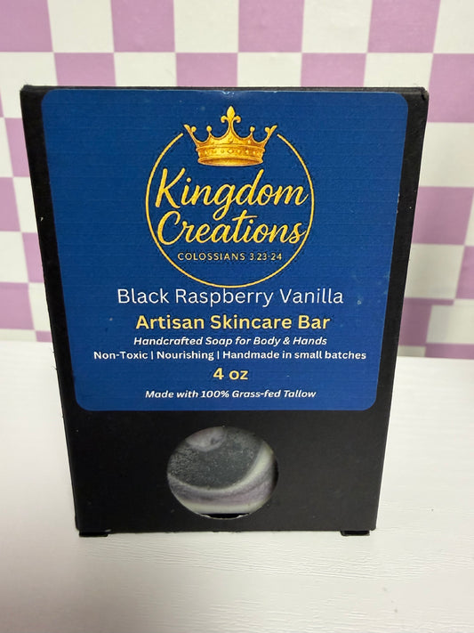Black Raspberry Vanilla Handmade Soap