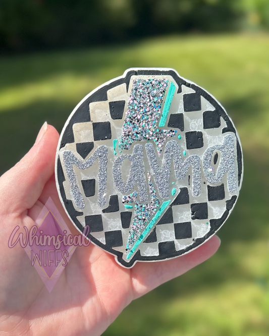 Checkered Mama Freshie
