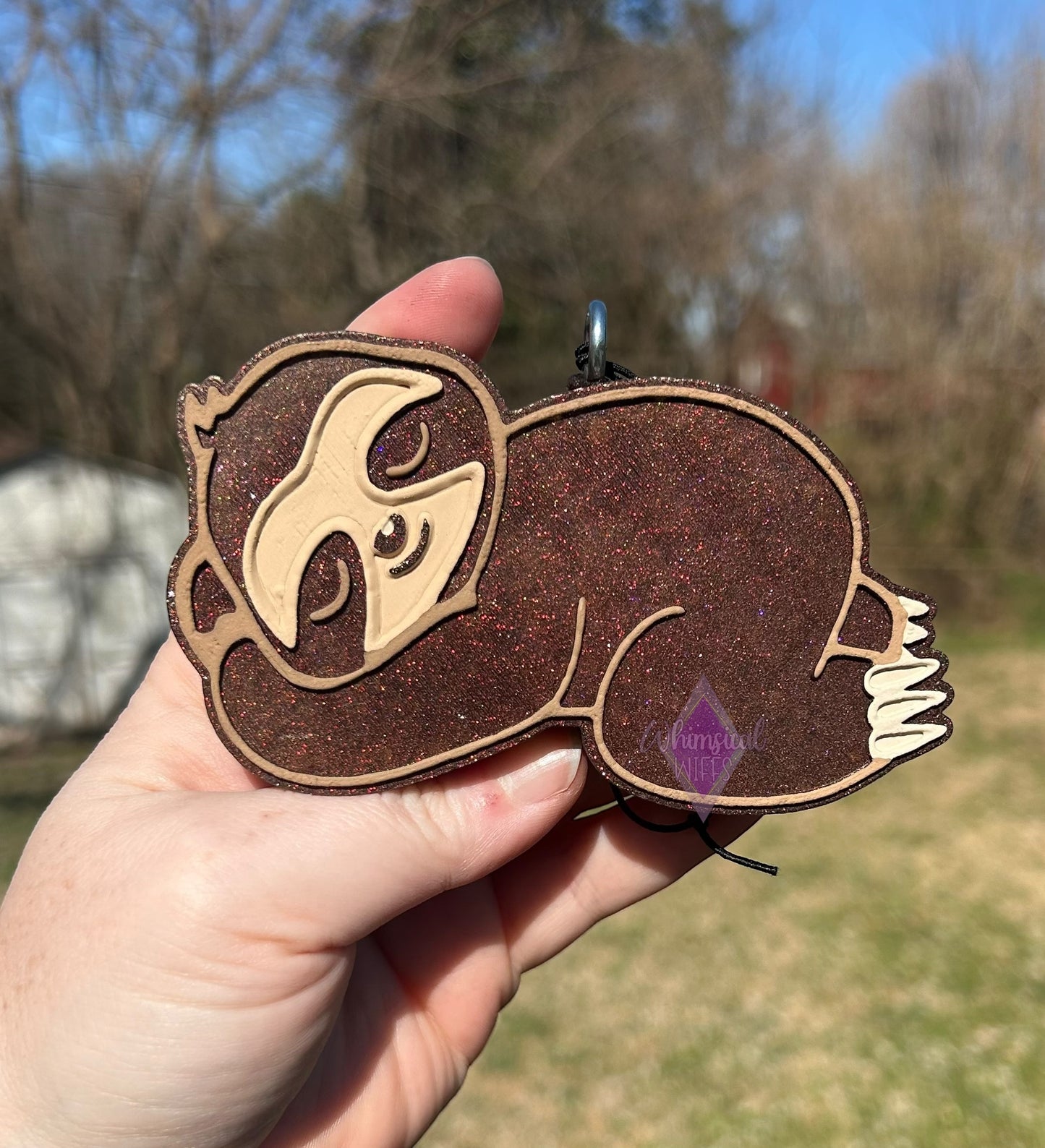 Sleeping sloth Freshie