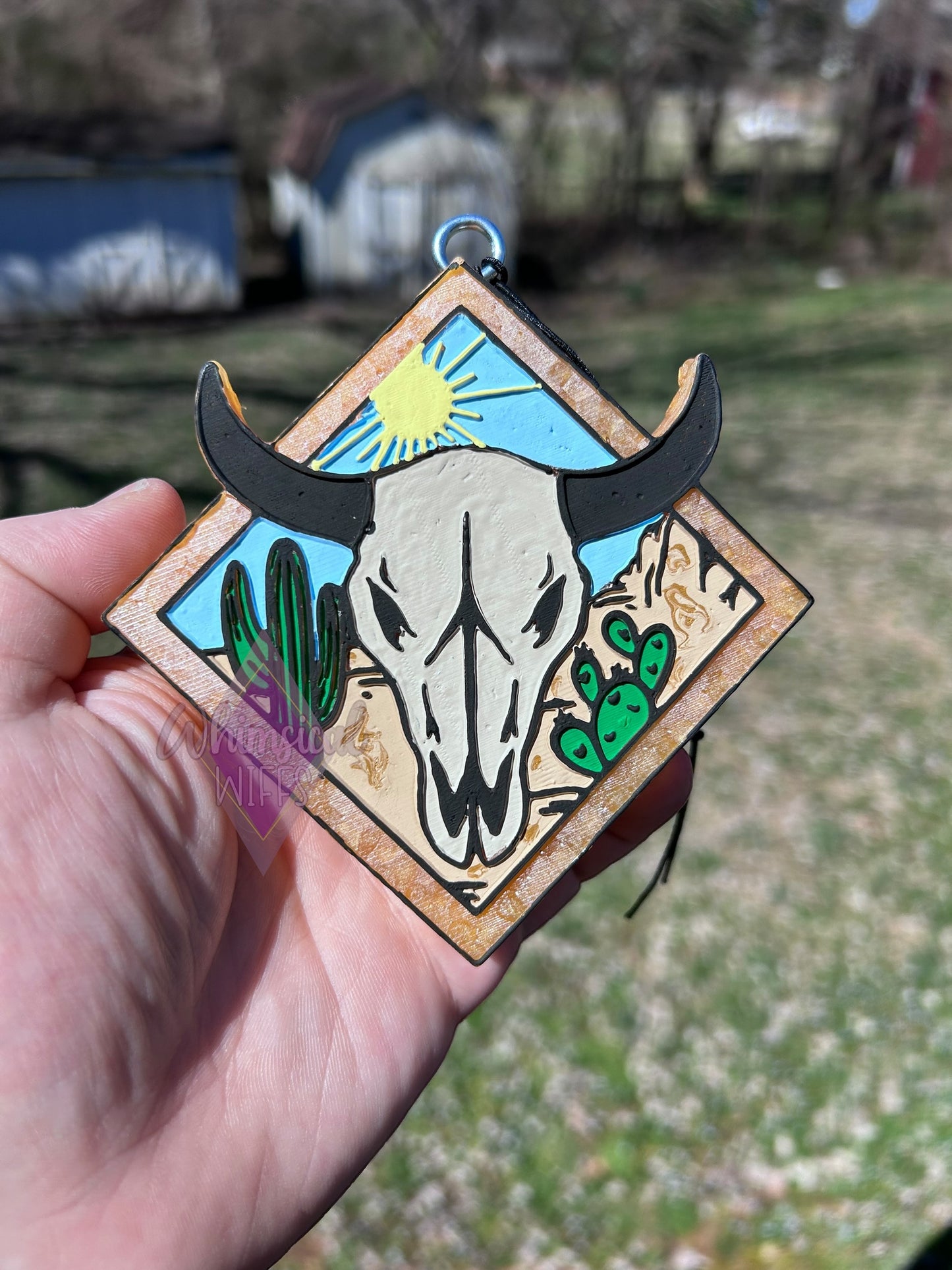 Desert Scene Bull Freshie
