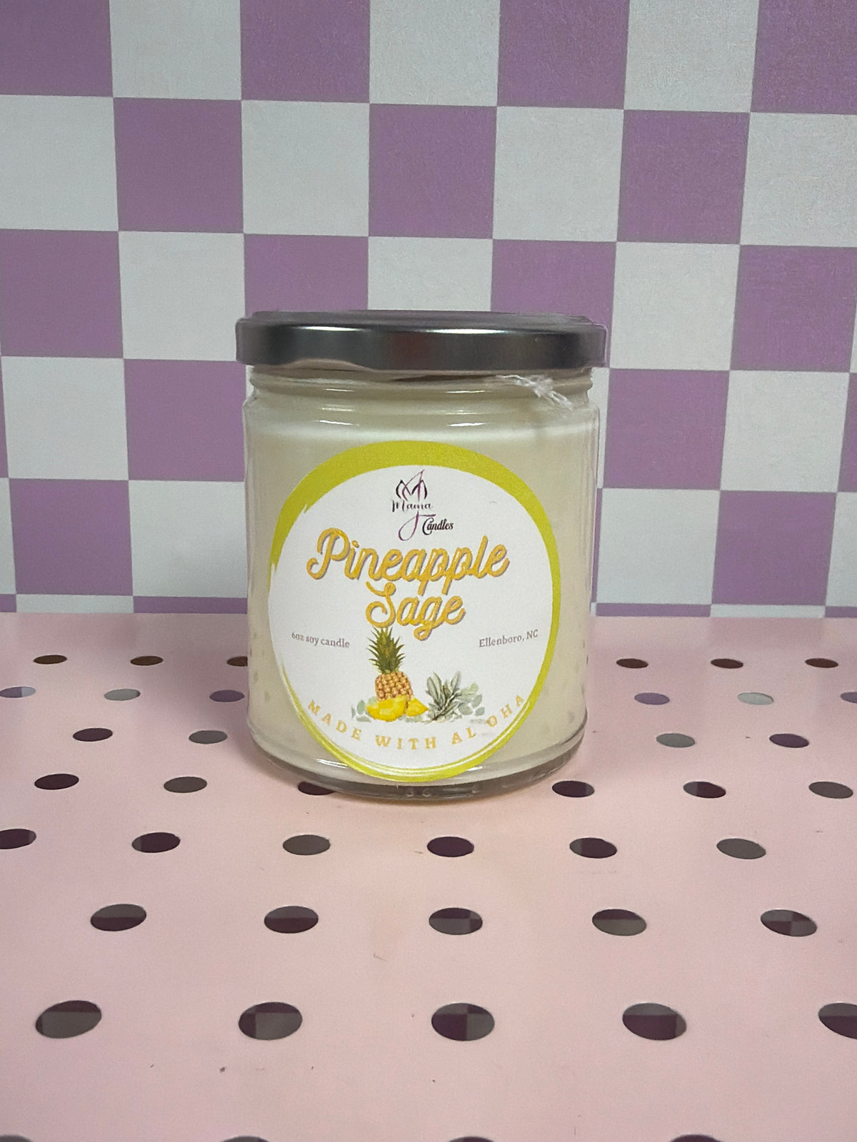 6 oz Pineapple Sage Candle from Mama J Candles