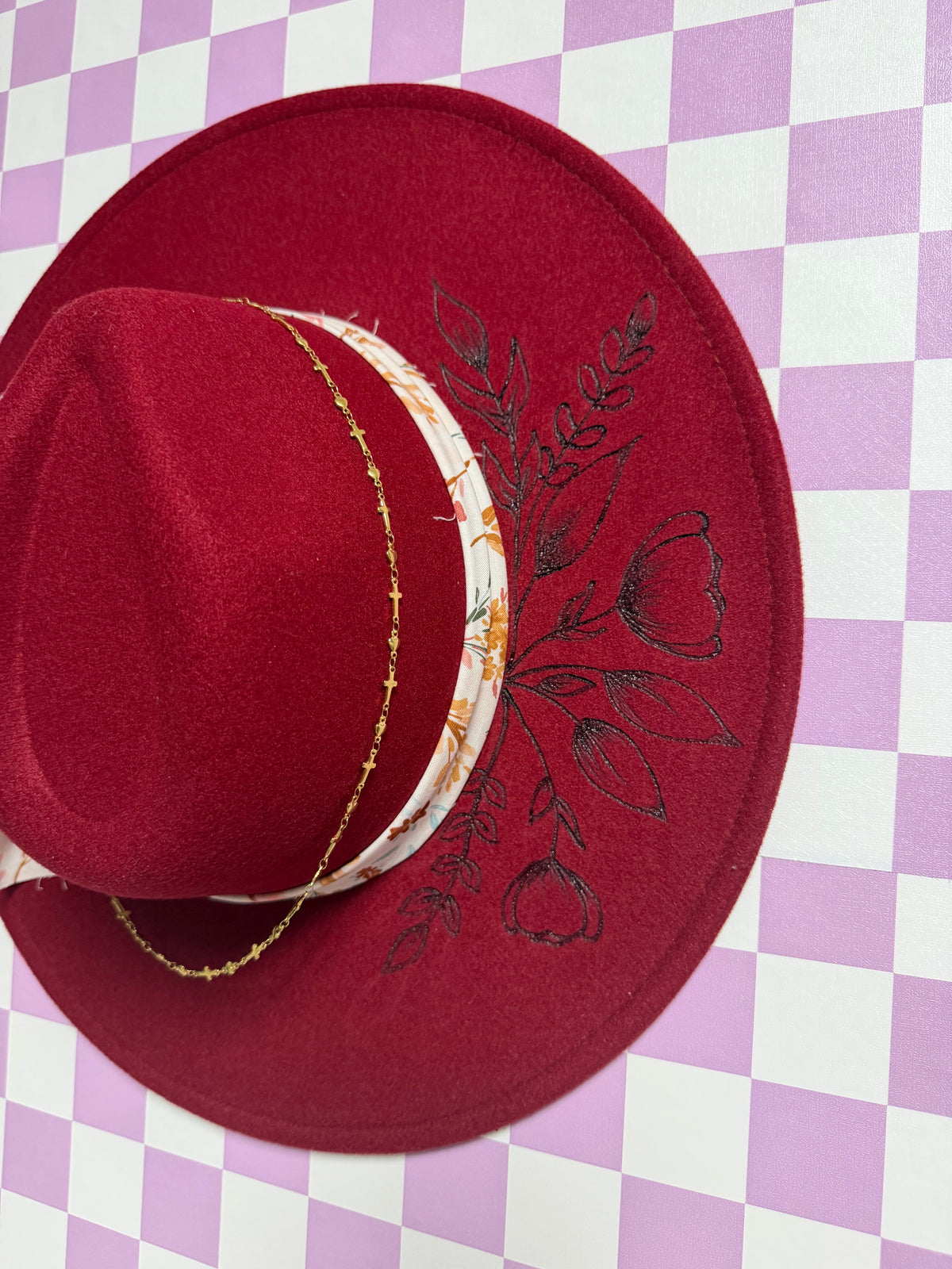 Hand-Engraved Hat #8