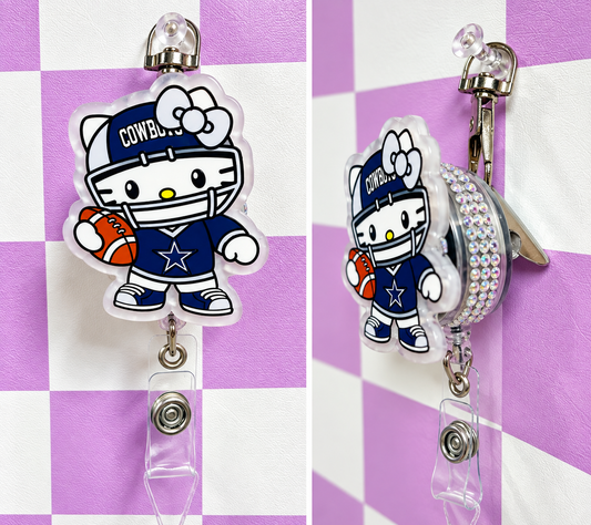 H Kitty Cowboys Reel from Pink Sugar Bead Co.
