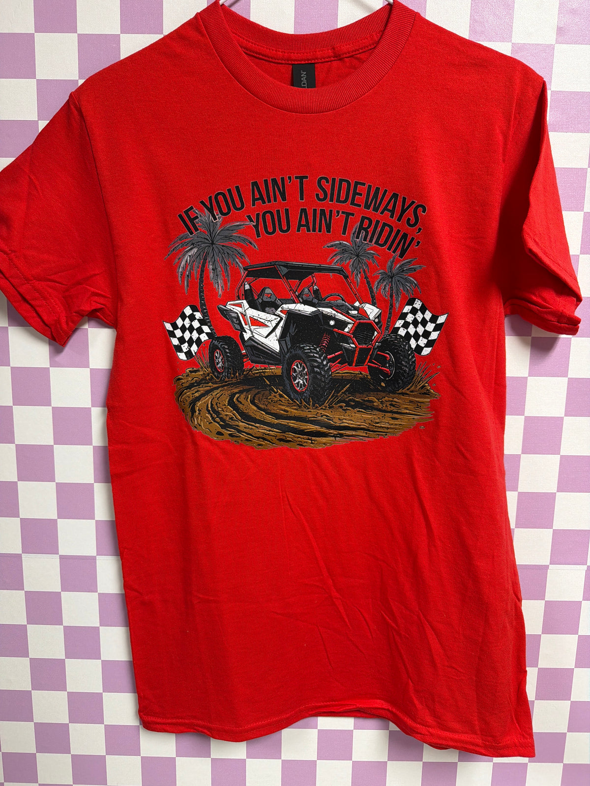 ATV - Red - Small graphic T-shirt by Radiant & Flare Apparel