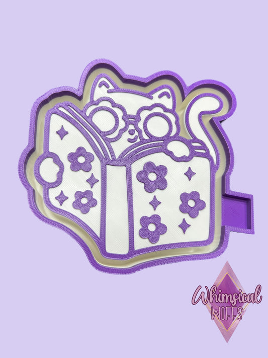 Cat Reading Mold