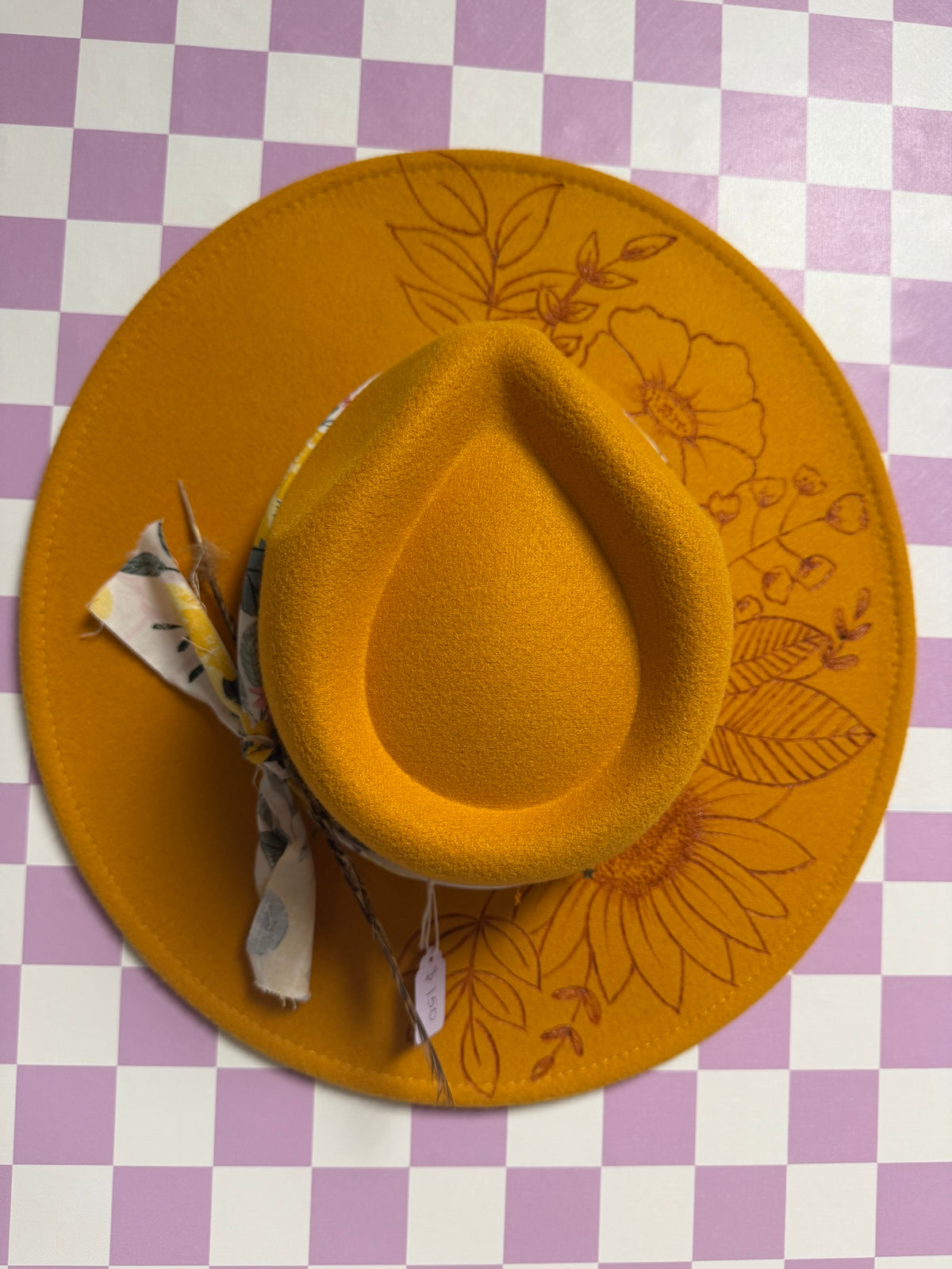 Hand-Engraved Hat #9