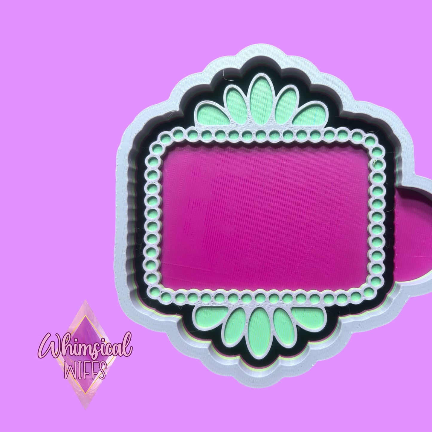 Concho rectangle frame