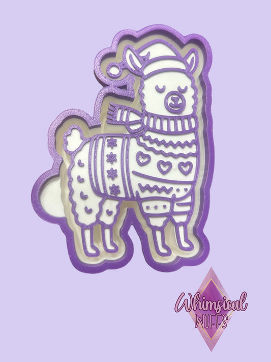 CHRISTMAS LLAMA STL/SVG FILE