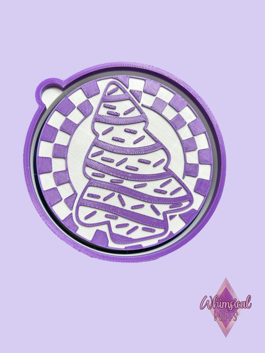 Checkered Christmas Cake Mold