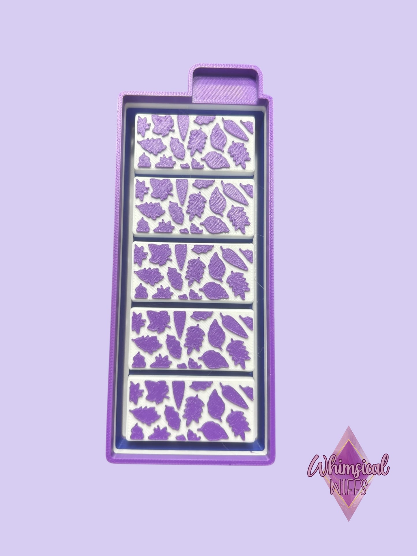 Leaves snap bar Wax melt Mold