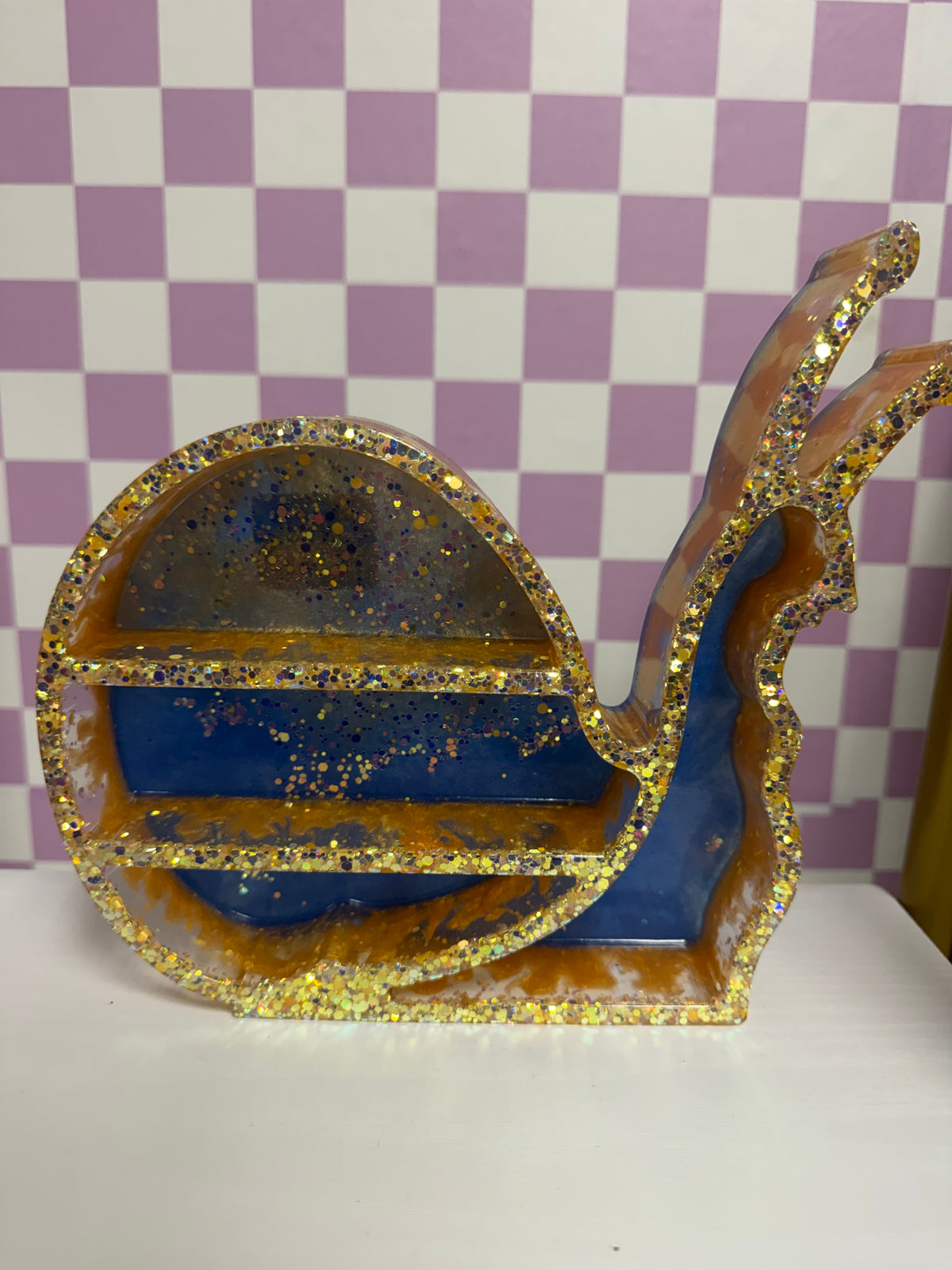 Resin Snail Shelf