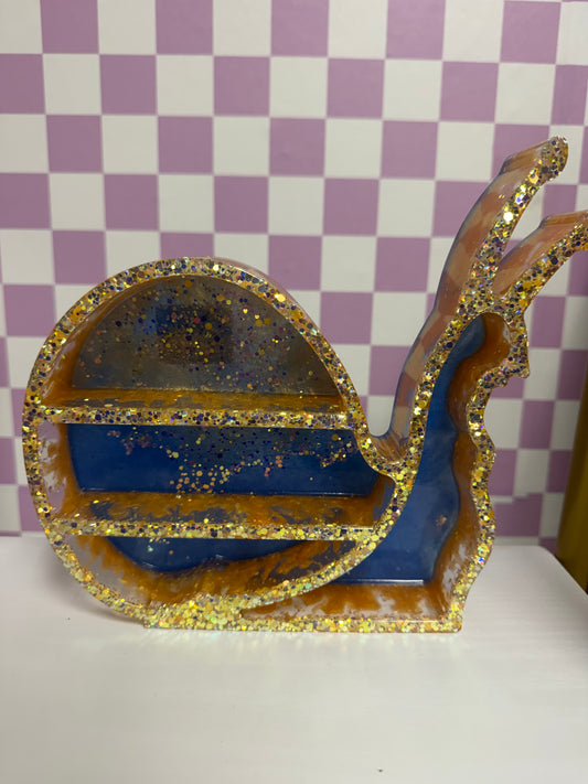Resin Snail Shelf
