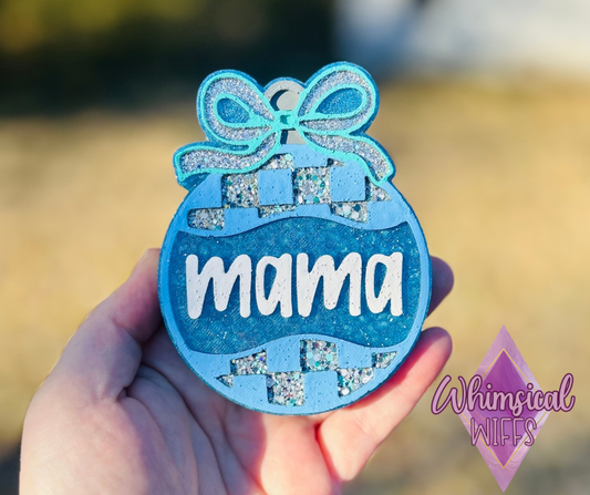Checkered Mama Ornament Freshie