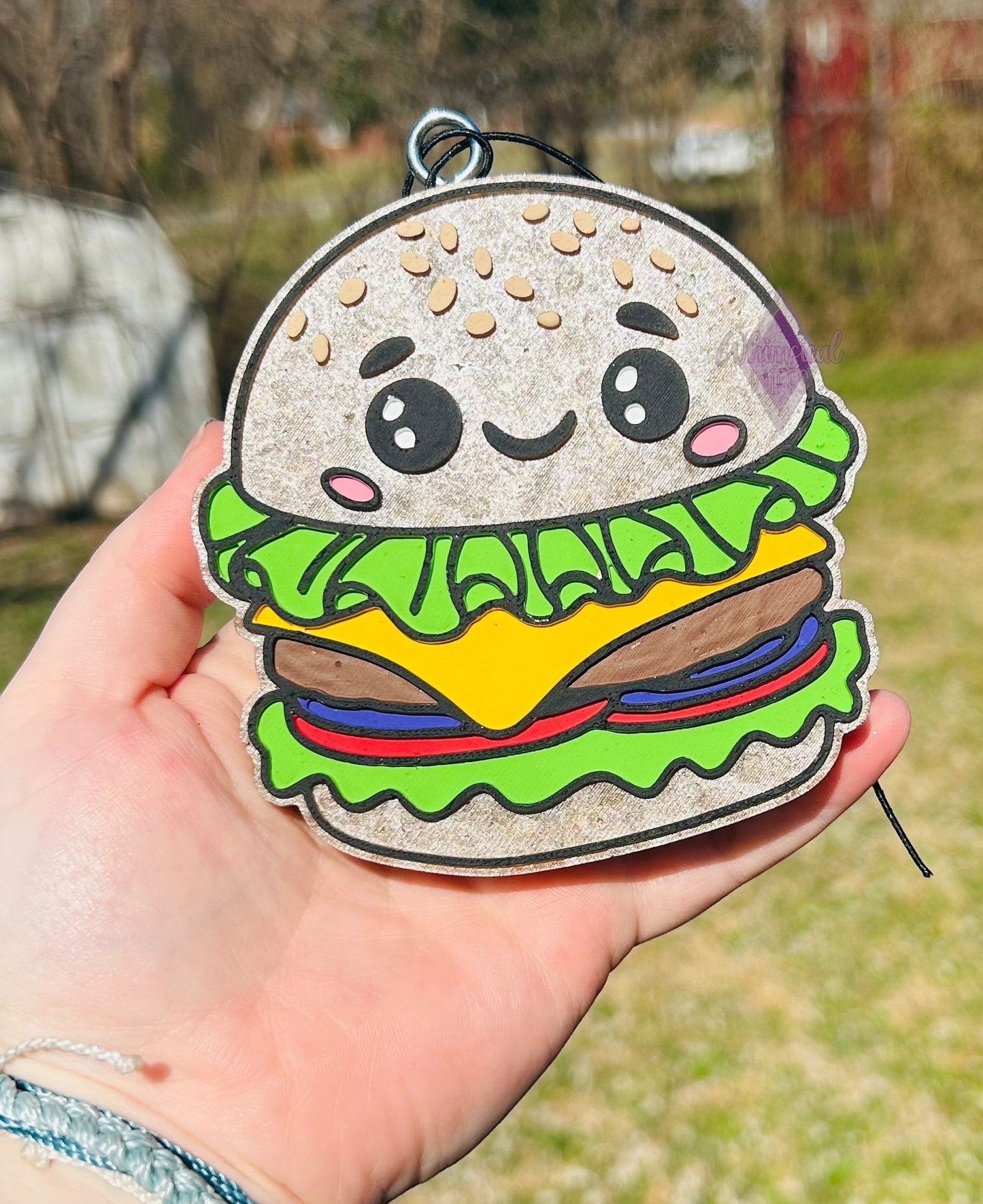 Happy Cheeseburger Freshie