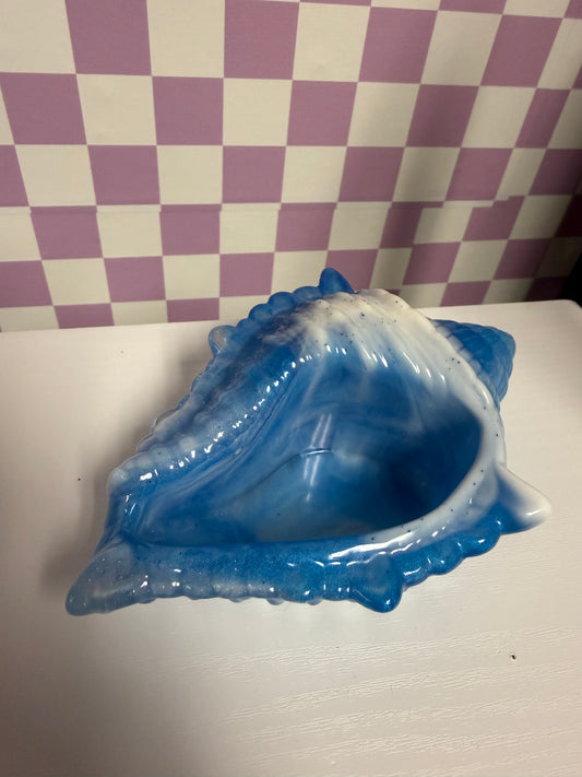 Resin Spiral Shell Planter