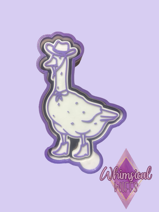 Goose with hat Mold
