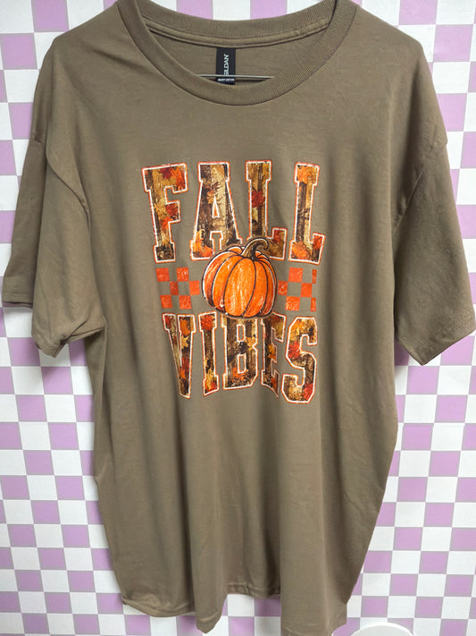 Camo Fall Vibes Shirt graphic T-shirt by Radiant & Flare Apparel