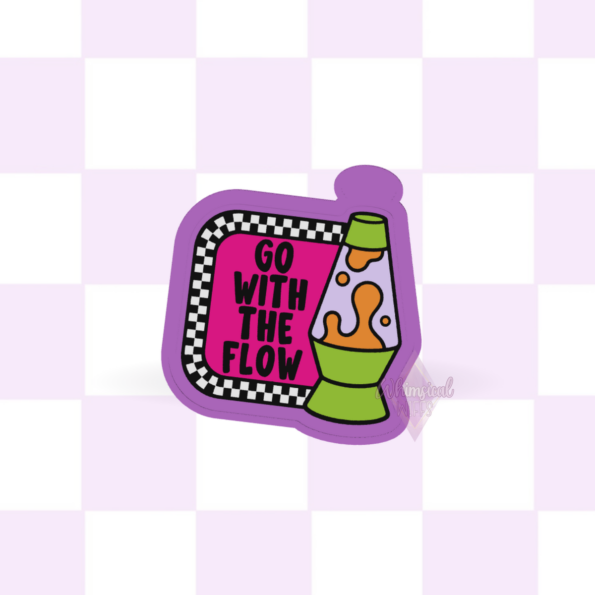 Go With The Flow silicone freshie mold design