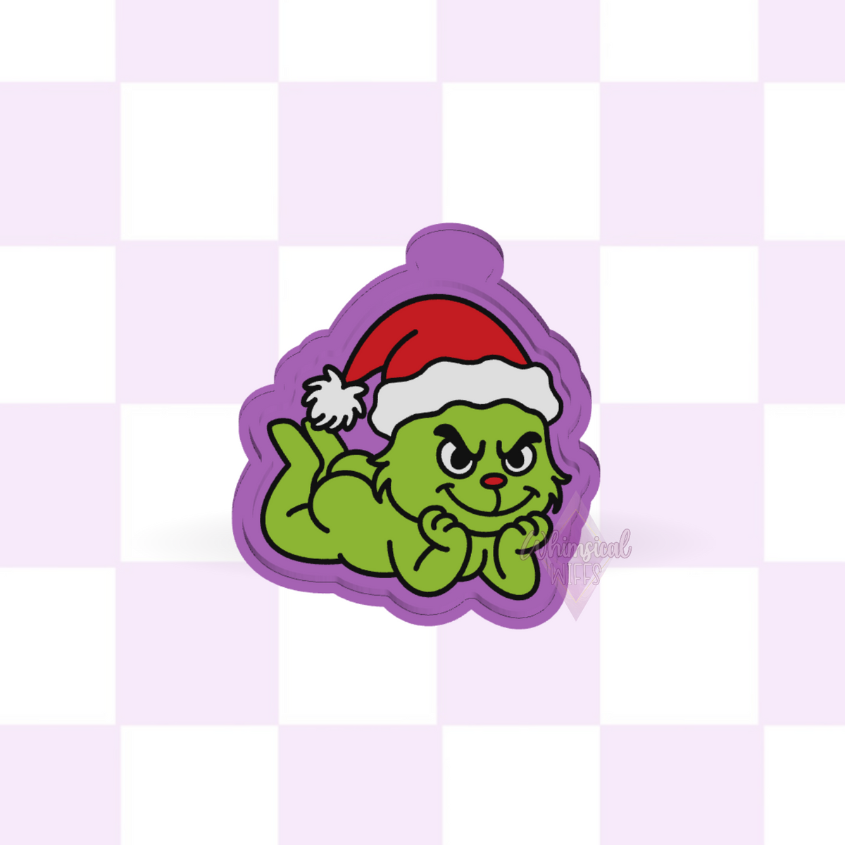 Green Guy With A Booty silicone freshie mold design