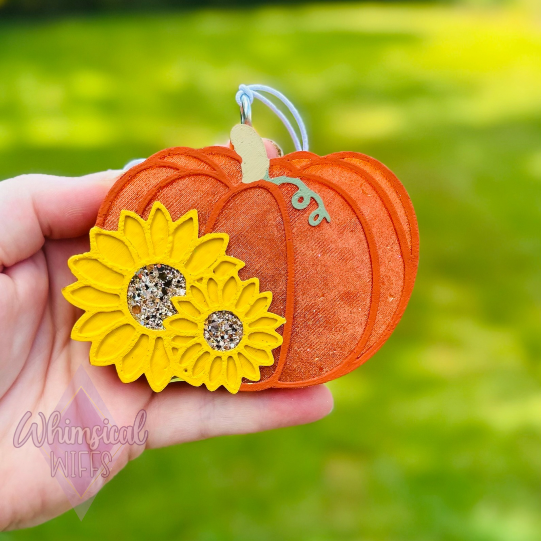 Floral Pumpkin Mold