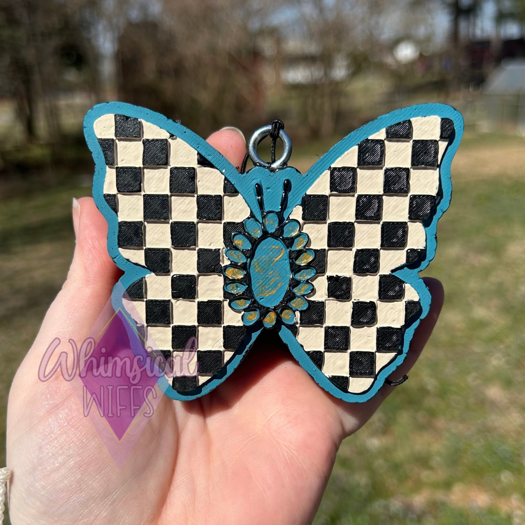 Checkered butterfly Freshie