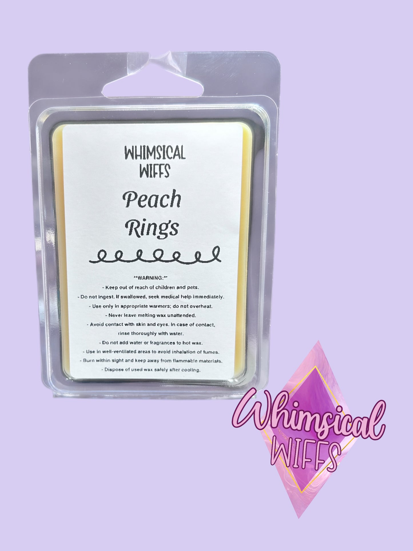 RTS Peach Rings Wax Melt