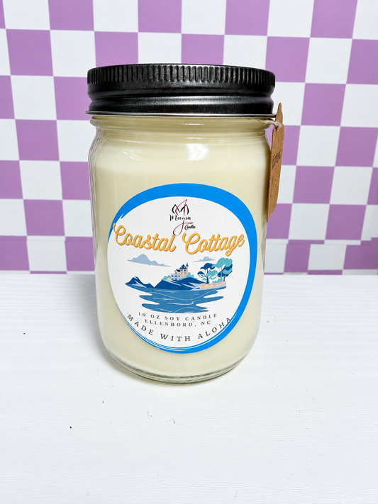 10 oz Coastal Cottage Candle by Mama J Candles